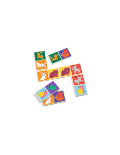 DJECO - DOMINO MADERA 28PZS ANIMALES 2