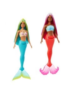 MATTEL - MUÑECA BARBIE SIRENA COLA RÍGIDA SURTIDA