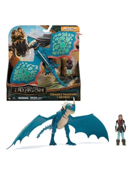SPIN MASTER - DRAGONES  PACK FIGURAS DEADLY NADDER Y ASTRID