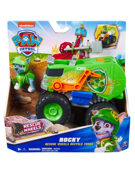 SPIN MASTER - VEHÍCULO RESCUE WHEELS ROCKY PAW PATROL