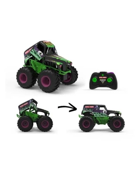 SPIN MASTER - MONSTER JAM RC SMASH Y BASH GRAVE DIGGER