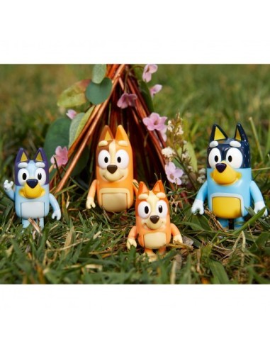 MOOSE - PACK 4 FIGURAS FAMILIA BLUEY