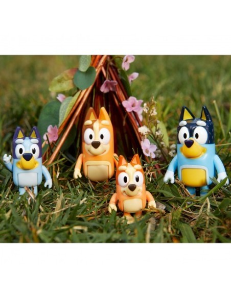 MOOSE - PACK 4 FIGURAS FAMILIA BLUEY