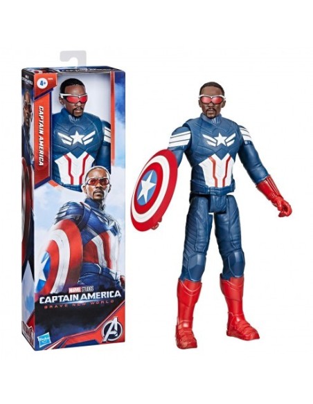 HASBRO - FIGURA CAPITÁN AMÉRICA TITAN HERO