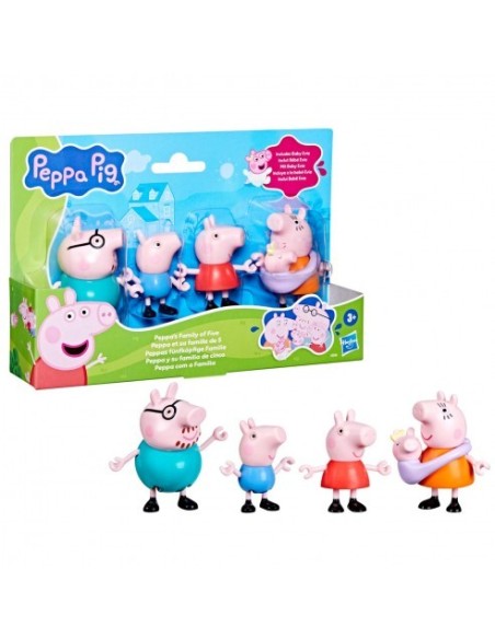 HASBRO - PEPPA PIG PEPPA Y SU FAMILIA PACK 5 SURTIDO