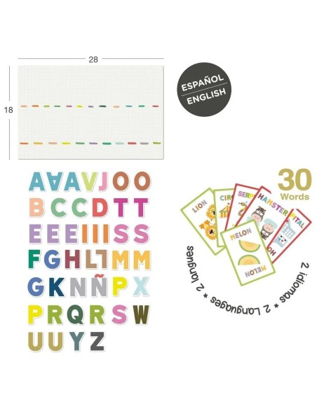 APLI - JUEGO DE ABECEDARIO MAGNETICO