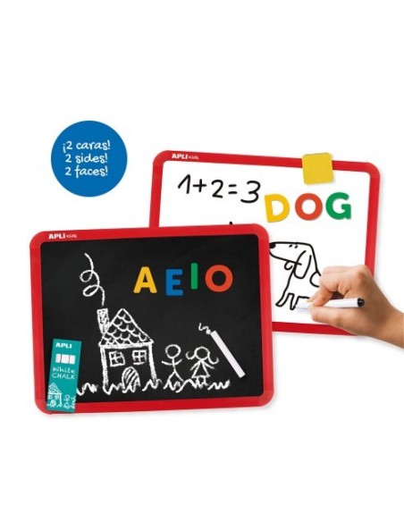 APLI - PIZARRA MAGNETICA DOBLE CARA