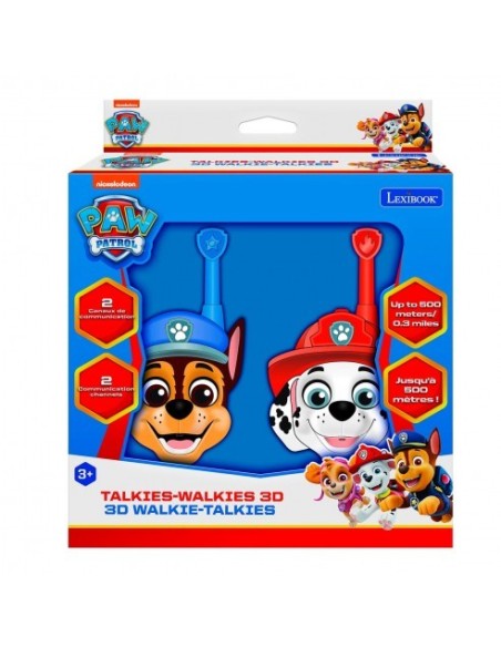 LEXIBOOK - WALKIE TALKIES 3D PAW PATROL