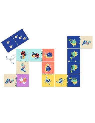 DJECO - DOMINO PEQUEÑOS ANIMALITOS