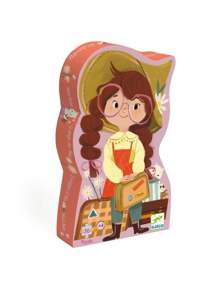 DJECO - PUZZLE SILUETA EL VIAJE DE MIA 36 PZS