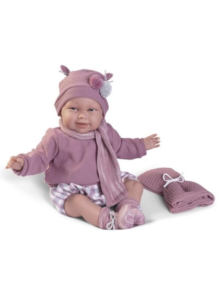 ANTONIO JUAN - MUÑECA MI PRIMER REBORN MARTINA CON MANTITA 52 cm