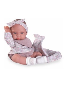 ANTONIO JUAN - MUÑECA TUFI CON BOLITAS CON BABERO 34CM