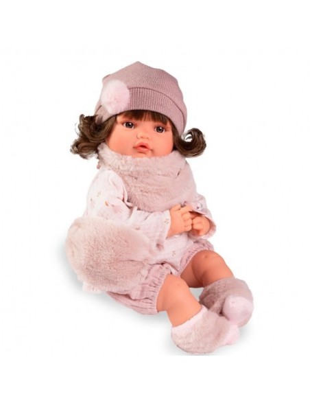 ANTONIO JUAN - MUÑECA BENI LLORO INVIERNO 42CM