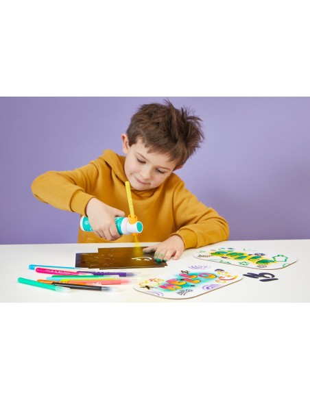 MAPED - KIT DE AEROGRAFO PARA NIÑOS AIRBRUSH MAKER