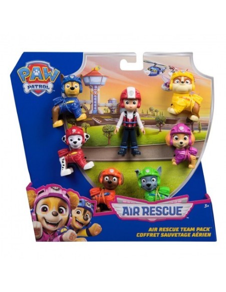 SPIN MASTER - PACK 7 FIGURAS PAW PATROL AIR RESCUE