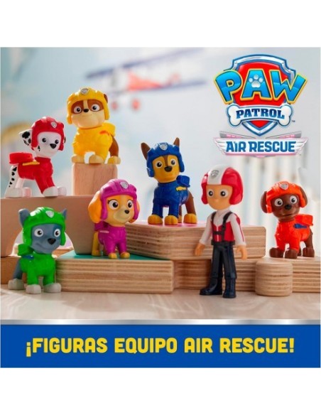 SPIN MASTER - PACK 7 FIGURAS PAW PATROL AIR RESCUE