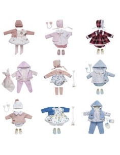 GUCA - VESTIDOS CON ACCESORIOS PARA MUÑECA 42-46 CM