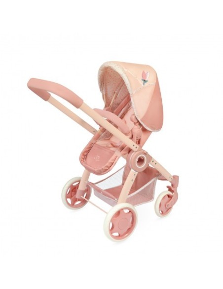 DECUEVAS - COCHE PLEGABLE 3 EN 1 CON BOLSO TULIPE 41X62X74CM