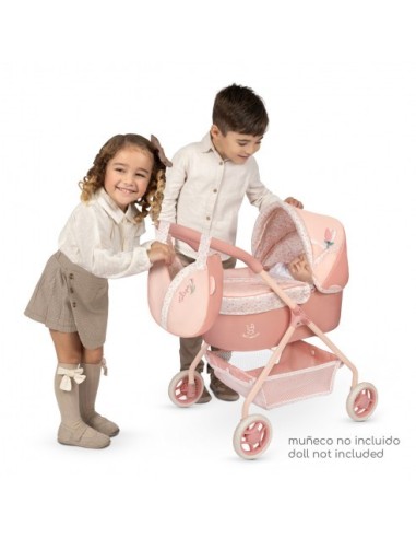 DECUEVAS - MI PRIMER COCHE DE MUÑECAS TULIPE 35X50X60CM