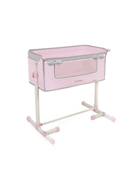 DECUEVAS - CUNA REGULABLE DUERME CONMIGO SOPHIE  50 cm de alto (ajustable a 48 o 43 cm de alto), 34X50 cm