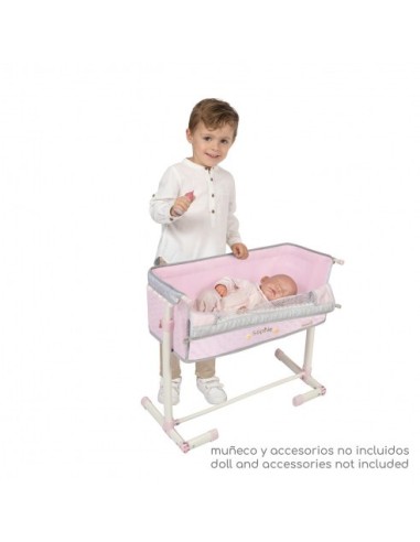 DECUEVAS - CUNA REGULABLE DUERME CONMIGO SOPHIE  50 cm de alto (ajustable a 48 o 43 cm de alto), 34X50 cm