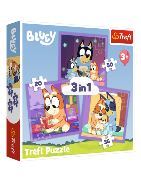RS TOYS - PUZZLE PROGRESIVO 24-30-48PZS BLUEY