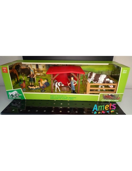 RS TOYS - CONJUNTO DE GRANJA CON ANIAMLES