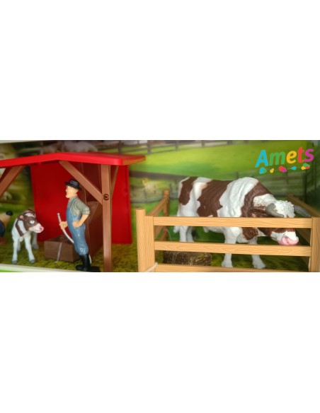 RS TOYS - CONJUNTO DE GRANJA CON ANIAMLES