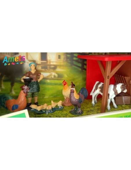 RS TOYS - CONJUNTO DE GRANJA CON ANIAMLES