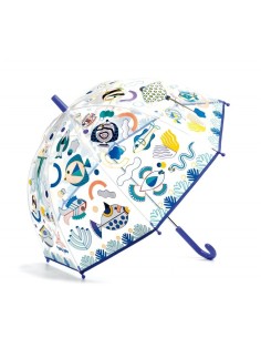 DJECO - PARAGUAS TRANSPARENTE MAGICO PECES
