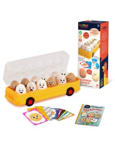 DJECO -JUEGO DE HUEVOS PARA APRENDER Y EMPARENTAR