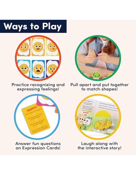 DJECO -JUEGO DE HUEVOS PARA APRENDER Y EMPARENTAR