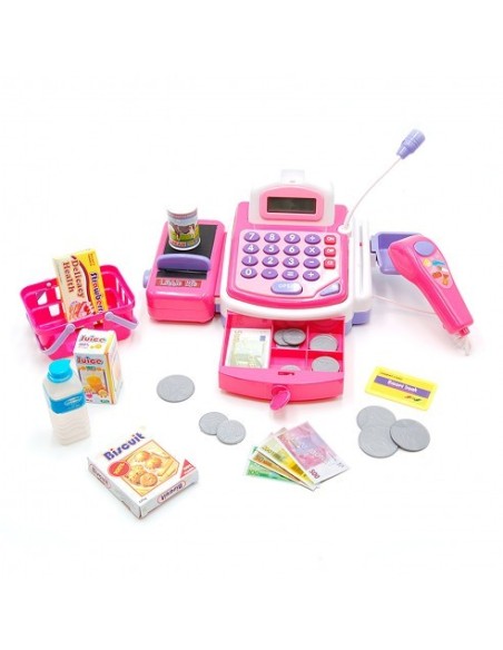 TACHAN - CAJA REGISTRADORA ROSA LITTLE LIFE