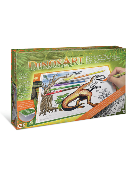 DINOS ART - PANTALLA DE LUD LED PARA DIBUJAR