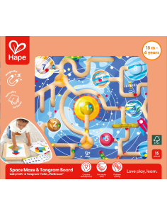 HAPE - LABERINTO ESPACIAL Y TABLERO DE TANGRAM