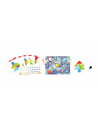 HAPE - LABERINTO ESPACIAL Y TABLERO DE TANGRAM
