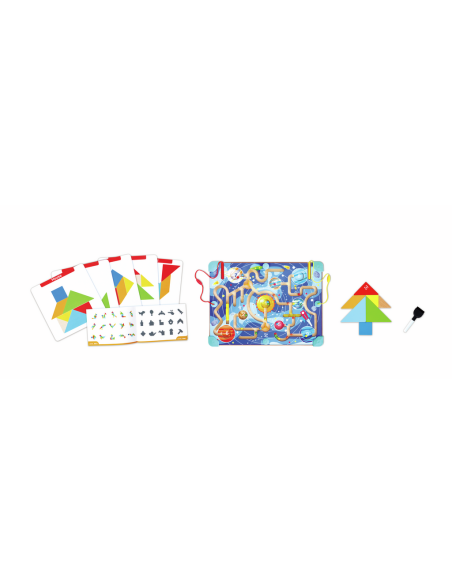 HAPE - LABERINTO ESPACIAL Y TABLERO DE TANGRAM