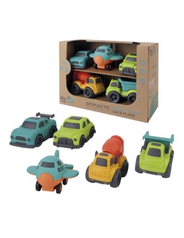 TACHAN  - SET 5 VEHICULOS ECO BIO