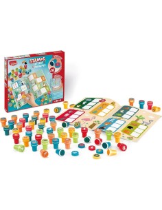 MAPED - KIT PARAB DECORAR CON TAMPONES , ALFABETO Y ANIMALES