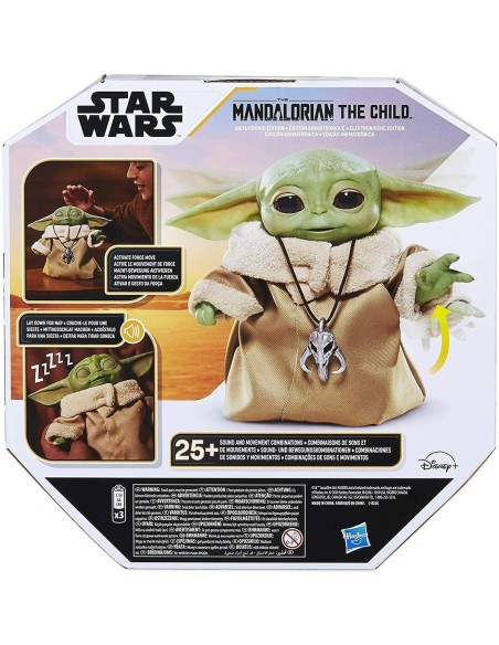 HASBRO - MUÑECO BABY YODA  MANDALORIAN INTERACTIVO