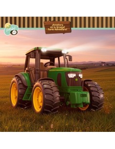 TACHAN - TRACTOR ESCALA 1:16.CON FRICCION, LUCES Y SONIDO