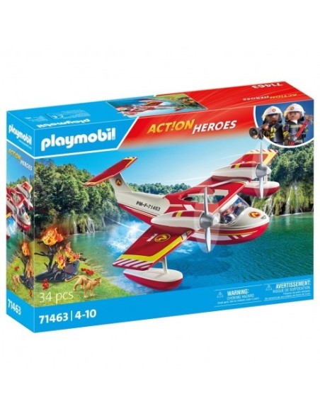 PLAYMOBIL - HIDROAVIÓN DE BOMBEROS ACTION HEROES