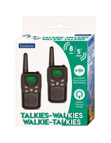 LEXIBOOK - WALKIE TALKIES DIGITALES 8 KM