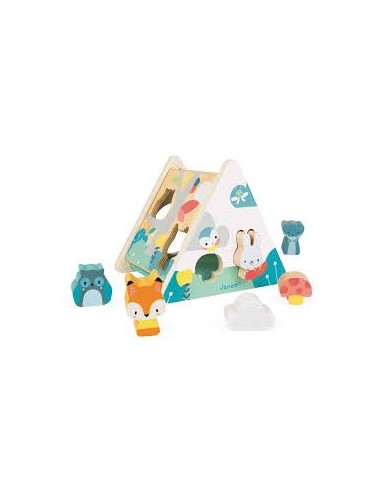 JANOD - CAJA CON FORMAS MADERA