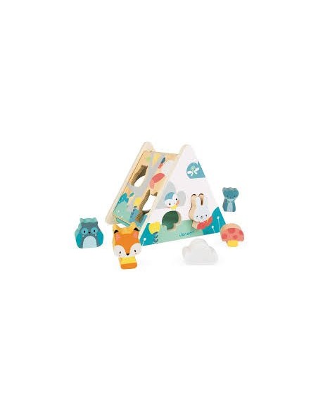 JANOD - CAJA CON FORMAS MADERA