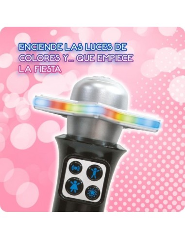 DEQUBE - MICRÓFONO DE KARAOKE DISCO BLUETOOTH