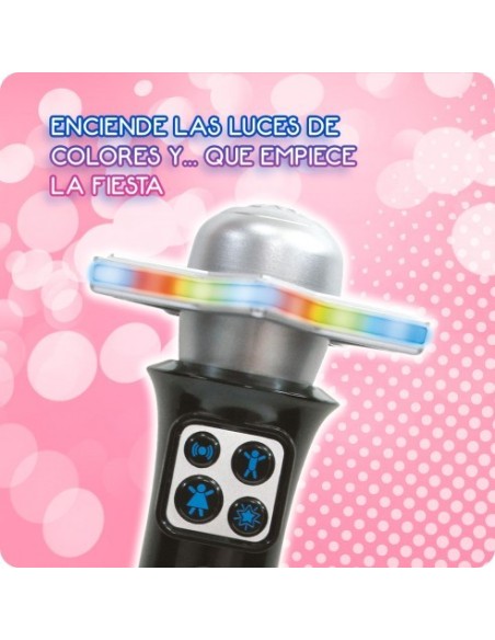 DEQUBE - MICRÓFONO DE KARAOKE DISCO BLUETOOTH