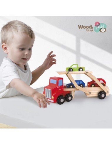 TACHAN - CAMION DE COCHES MADERA
