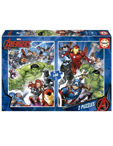 EDUCA - PUZZLE 2x100 AVENGERS