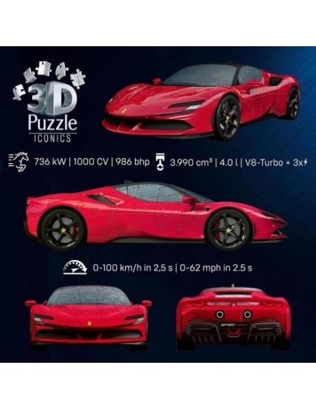 RAVENSBURGER- PUZZLE 3D FERRARI SF90 STRADALE